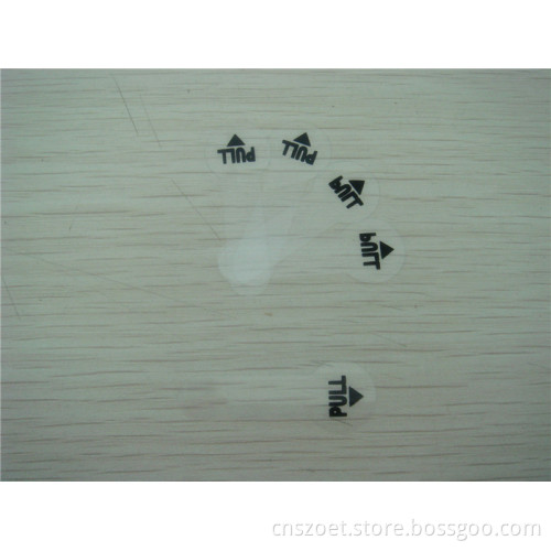 Custom Printed Pull Tabs, Plastic Battery Pull Tab (OET-B-023)